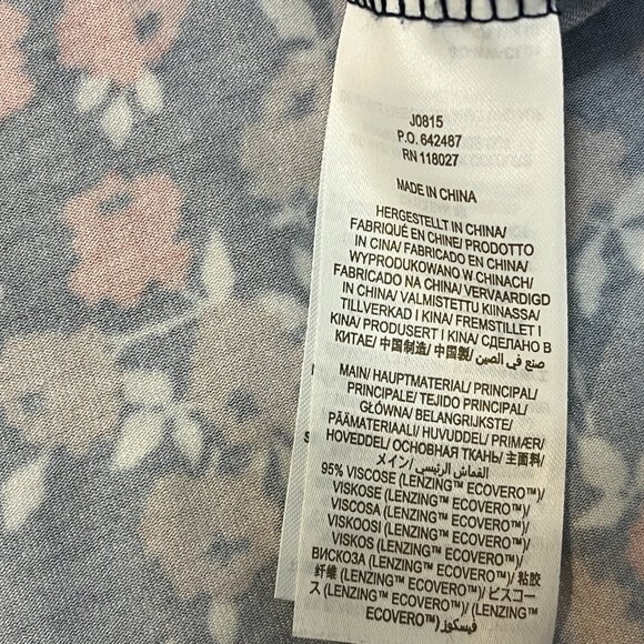 BODEN Women's Lucinda Floral Jersey Dress Navy Red 12P - Picture 7 of 7